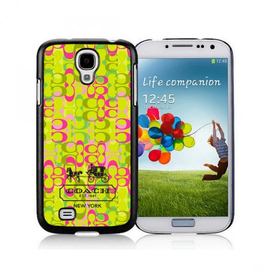 Coach In Confetti Signature Green Samsung Galaxy S4 9500 AJT - Click Image to Close